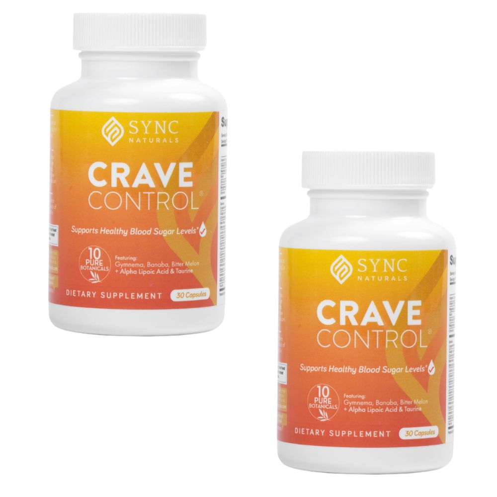 2 Pack- Crave Control - 60 Capsules – SYNC Naturals