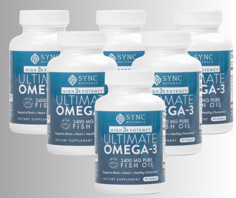 6 Pack - Ultimate Omega-3 Fish oil - 360 Softgels