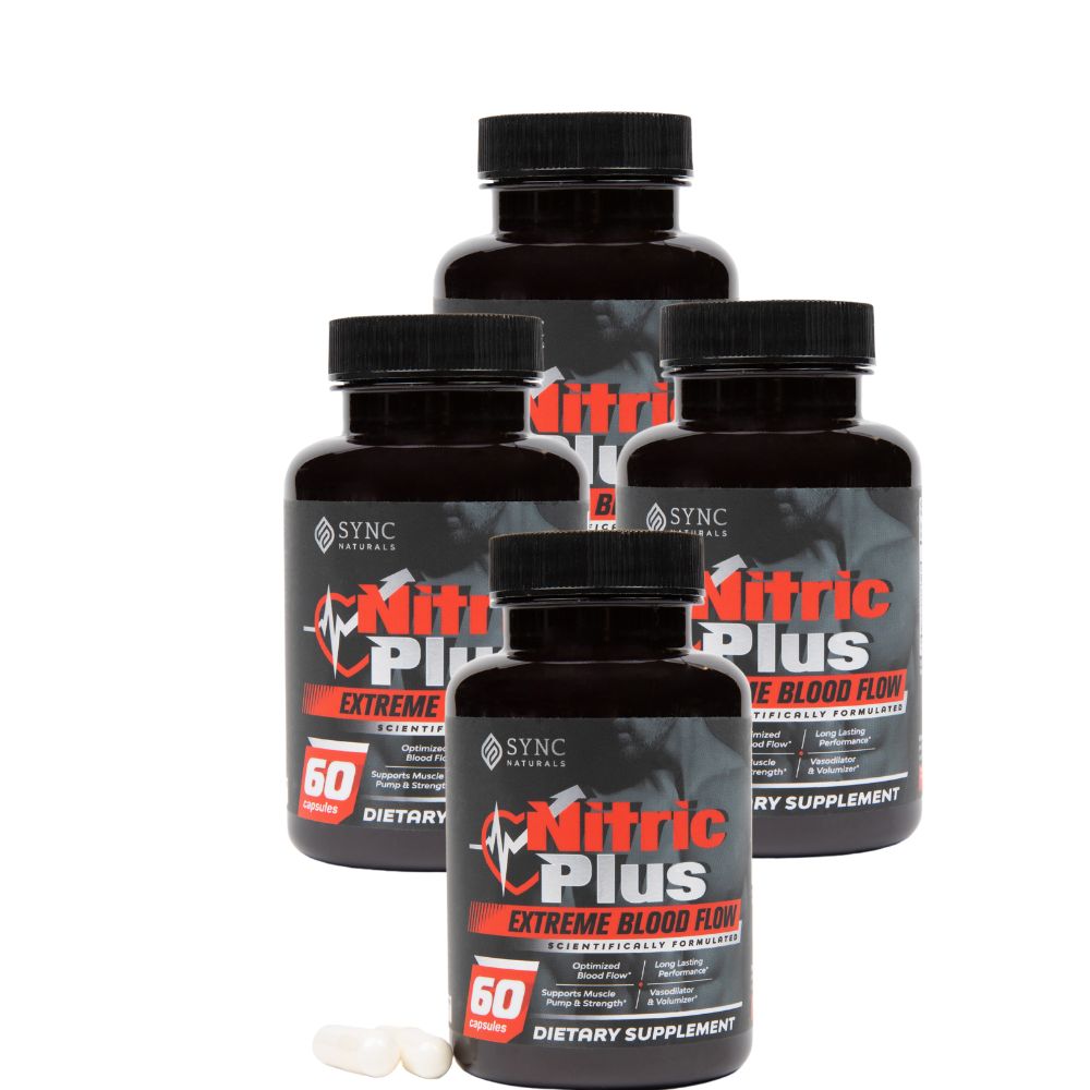 Nitric Plus- 4 PACK- 240 Capsules