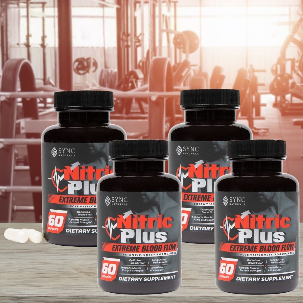 Nitric Plus- 4 PACK- 240 Capsules